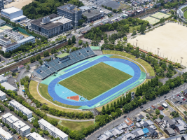 皇子山総合運動公園陸上競技場改修工事